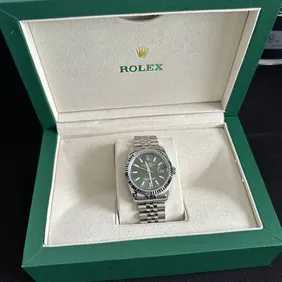 1:1 Rolex Datejust 36mm Green Dial with Receipts