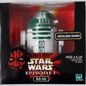 This Action Figure is R2-A6 from the 12" Action Collection. Figure is 6" tall. Episode 1. Boxed. Con