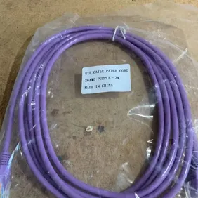 Ethernet Cable Internet LAN Cat 5e RJ45 Patch Lead   - 3m Long purple X 13