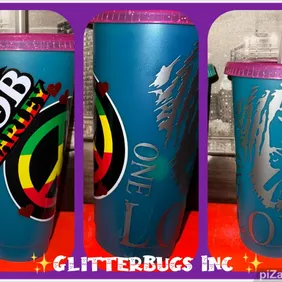 Bob Marley Themed Cold Cup with Free Surprise Gift & UK Shipping