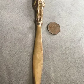 Uncover History with WW2 Brass Trench Art Letter Opener