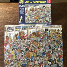 Jan van Haasteren “Flea Market” Jigsaw; 1,000 pieces