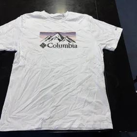 Columbia Men's White T-shirt size L