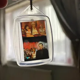 Be Cool starring John Travolta movie key ring film cell 35mm.