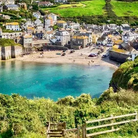 Port Isaac Bay Cornwall - Photographic Print Greetings Card