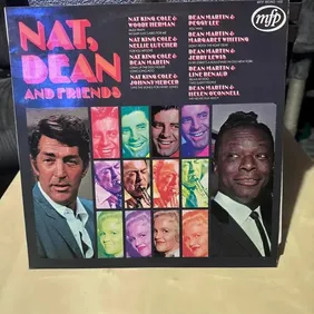 Nat king cole and Dean Martin and friends - vinyl lp- vg+/vg+
