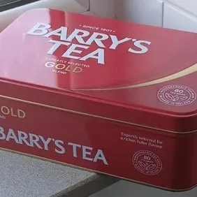 Barry's Tea Tin, Ireland, Irish, Empty