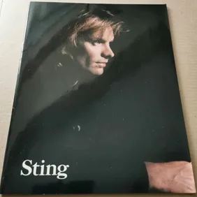 Sting - Nothing Like The Sun Rare Japan Tour programme.