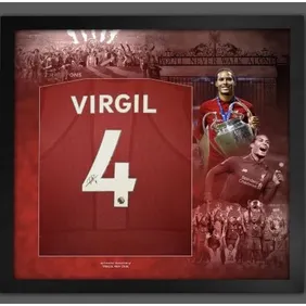Virgil Van Dyke signed and framed with C of A