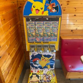 Pokémon card / tattoo sticker vending machine for sale