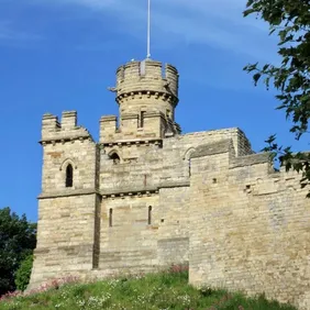 Lincoln Castle Main Tower - Photographic Print Greetings Card