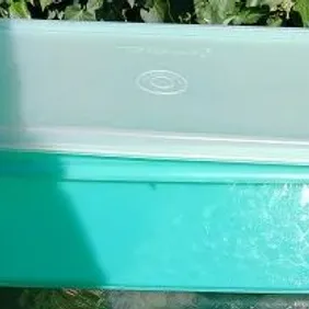 Tupperware Easy Crisp Salad Veg Container Storage With Grid, 782, vintage
