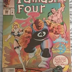 Fantastic Four 386, Birth of Lyja's Baby, March 1994