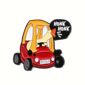 Pin Badge 019 - Honk Car