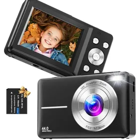 Digital Camera, Vlogging Camera Rechargeable FHD 1080P 44MP with 16XDigital Zoom