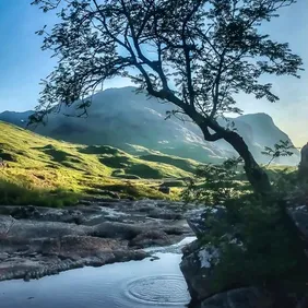 Glencoe Lochan Scotland - Photographic Print Greetings Card