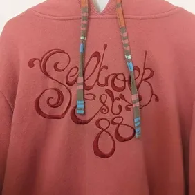 Cozy Pink Salt Rock Logo Hoodie - Perfect for Chilly Days