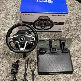 Thrustmaster T248 Racing Wheel & T3PM Pedals Set – PS5/PS4/PC (New, Unused)Brand new and unused—orig