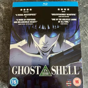 Ghost In The Shell (Blu-ray, 2017) Anime Blu Ray Movie Cardboard Slip Cover VGC