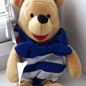 NAUTICAL POOH 8", Plush/Beanie, Tagged, DISNEY