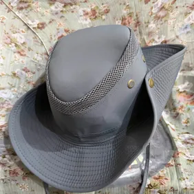 Waterproof Boonie Fisherman Hat- Grey- OneSize