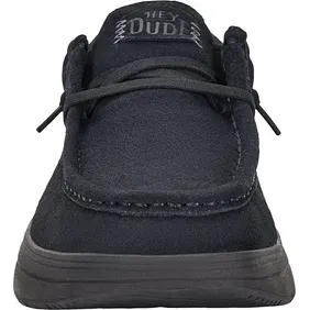 Hey Dude Wally Men's Casual Shoe Black - Lightweight & Comfortable, Size 10