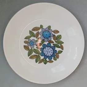 J&G Meakin 'TOPIC' 7" SIDE PLATE, retro, vintage, shabby chic, mid century