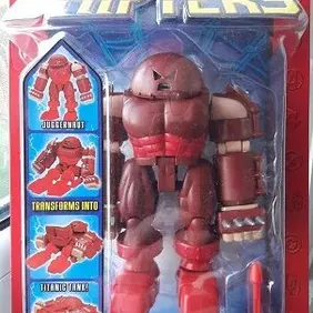 SPIDERMAN: SHAPE SHIFTERS: JUGGERNAUT transforms to TITANIC TANK, Toy Biz, 2003