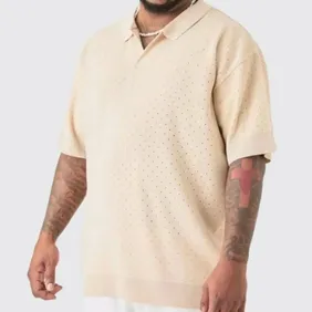 Boohoo Man Tall Oversized Beige Top New NWT - Versatile Fit M/LUnleash style with this brand-new, ta