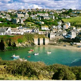 Port Isaac Bay Cornwall - Photographic Print Greetings Card