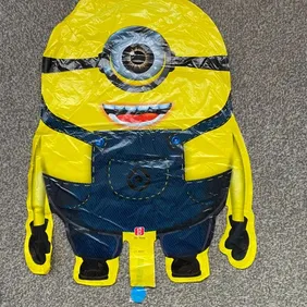 Large Minions FOIL Balloon 3D SUPERHERO Birthday Party Helium Balloon despicable me.