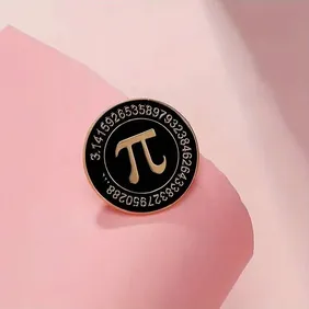 Pin Badge 028 - Pi maths badge