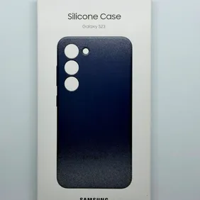 Genuine Samsung Galaxy S23 Silicone Case Sealed Color Navy