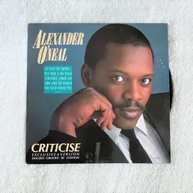 Alexander O’Neal “Criticise” 10” vinyl with sleeve