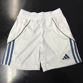 White adidas shorts 9-10yo