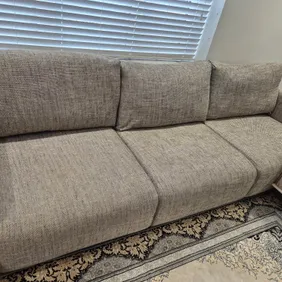 Heavy strong sofa very solid. 