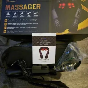 Neck and back massage pillows with heat these are all brand new comes with mains power adapter also 