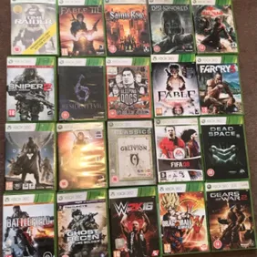 Twenty Xbox 360 games all fully tested and working many have instructions,