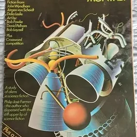 Science Fiction Monthly 9, Wyndham, Pelham, P J Farmer, 16" x 11", NEL 1974