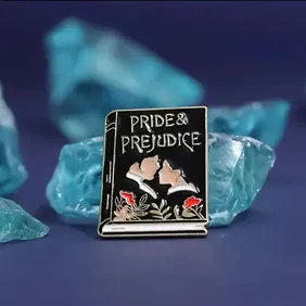 Pin Badge 027 - Pride & Prejudice Book