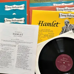 Living Shakespeare Odhams 1961 Vinyl; Hamlet + 4 other Plays 