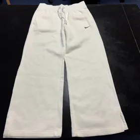 Nike Women's Cream Standard Fit High Rise Joggers Size L